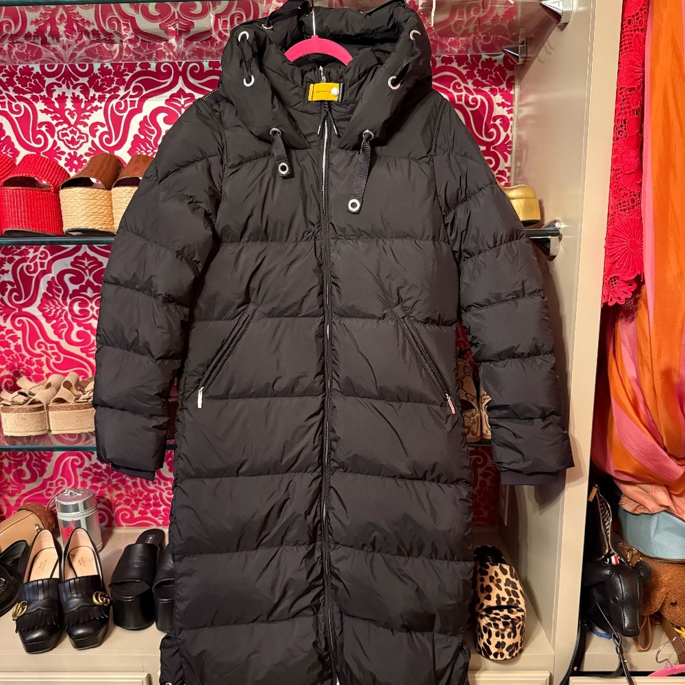 Parajumpers black jacket Small S Panda Hooded Down Coat nwt - Picture 8 of 16
